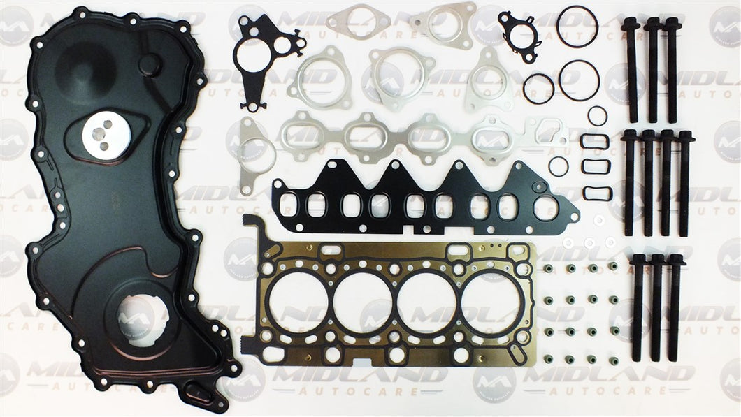 GASKET SET + TIMING CHAIN KIT + COVER + SEAL FOR RENAULT NISSAN VAUXHALL 1.6 R9M