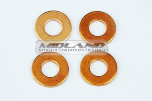 Land Rover freelander TD4 Common Rail Diesel Fuel Injector Washers Seal x4