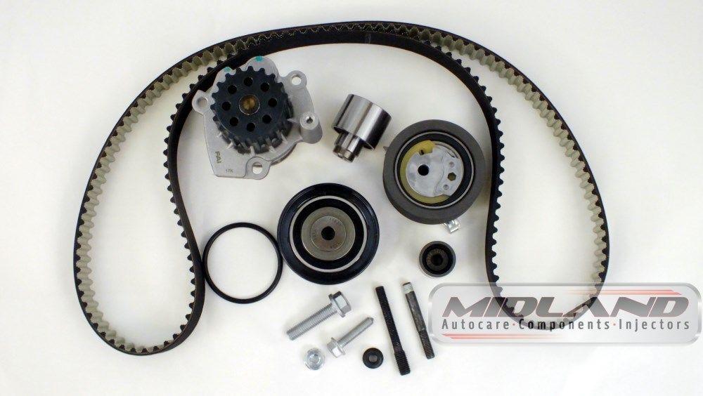 Timing Cam Belt Kit Water Pump For VW Audi Skoda Seat 1.6 TDi CAYD Engine