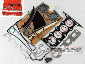 Corsa C & D 1.2 16v Engine Timing Chain Kit Head Gasket Set Head Bolts Tool Kit
